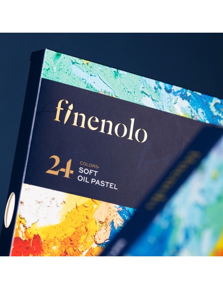 Õlipastellid Finenolo 12-värvi pehmed