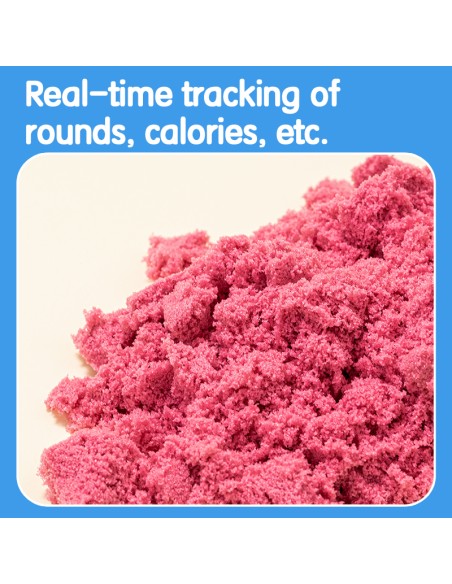 Kineetiline liiv DELI 0.5kg + 6 vormi, roosa