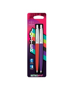 Jotter Originals 80´S Retro Wave : Red + Purple Ball  Pen
