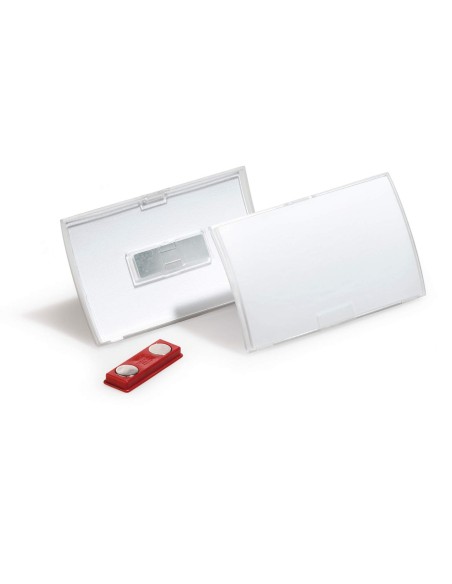 Name Badge Durable 40x75mm with magnet