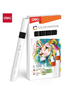Akrüülmarker DELI 10 black