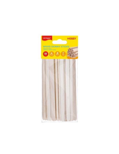 Pulgad puidust Keyroad 140x5mm 50tk naturaalsed