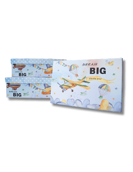 Gift box College 26x19x9cm Airplane