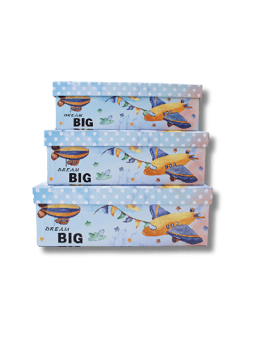 Kinkekarp College 24x17x8cm Airplane