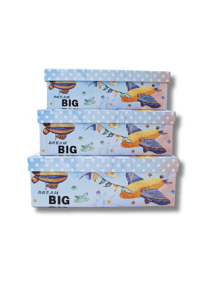 Kinkekarp College 24x17x8cm Airplane