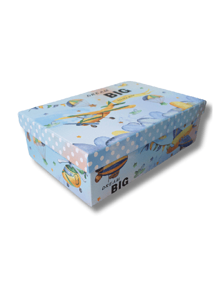 Gift box College 22x15x7cm Airplane