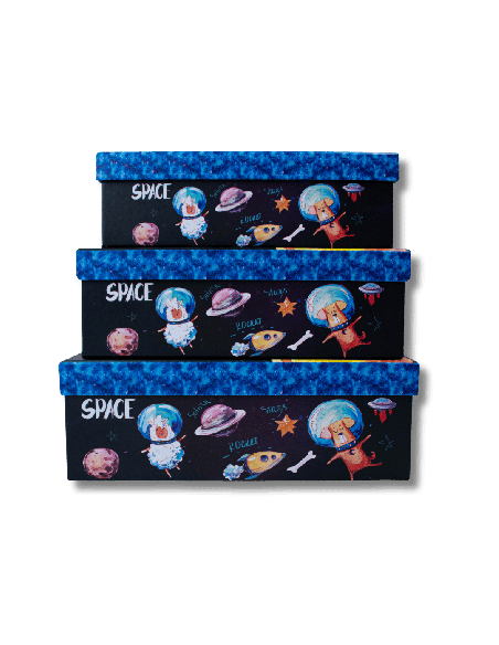 Kinkekarp College 26x19x9cm Outer Space