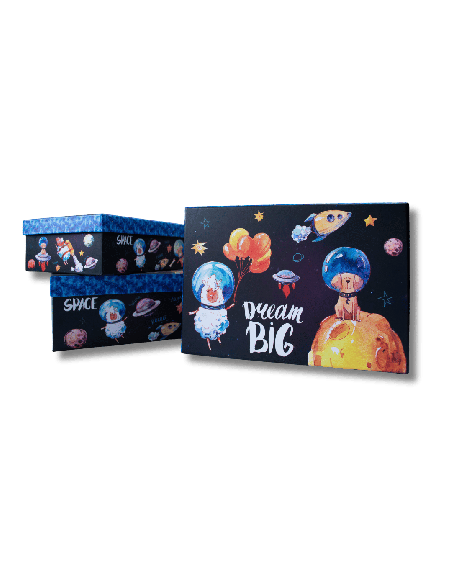 Kinkekarp College 24x17x8cm Outer Space