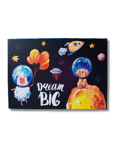 Kinkekarp College 22x15x7cm Outer Space