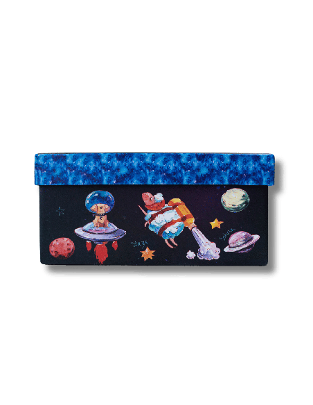Gift box College 22x15x7cm Outer Space