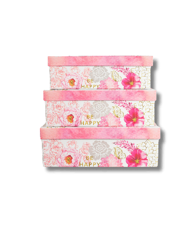 Gift box College 26x19x9cm Floral