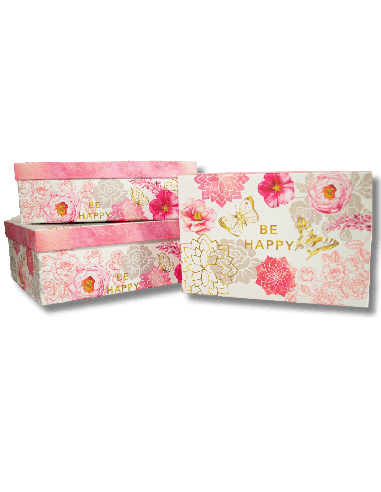 Gift box College 26x19x9cm Floral