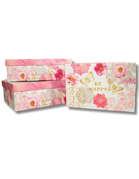 Gift box College 26x19x9cm Floral