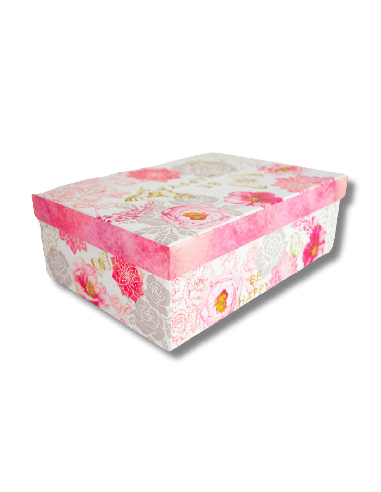 Gift box College 24x17x8cm Floral