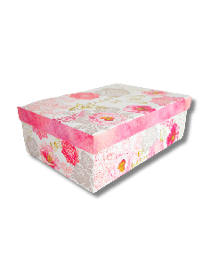 Gift box College 22x15x7cm Floral