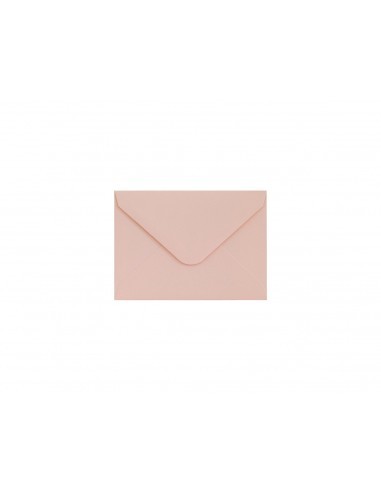 Envelope 70x100mm  pastell  pink powder , 120g/m2, 10 pcs/pack