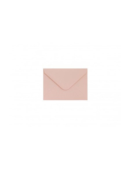 Envelope 70x100mm  pastell  pink powder , 120g/m2, 10 pcs/pack