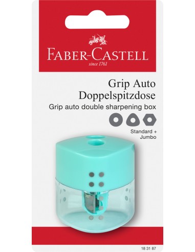 Auto sharp. double hole pastel-green BC