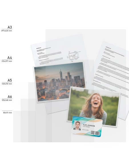 Anti-static Laminating Film College 216mmx303mm 125MIC(50/30) 100 sheets
