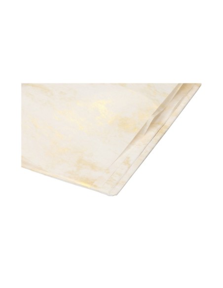 Silk paper 50x65cm ,10 sheet, marble gold
