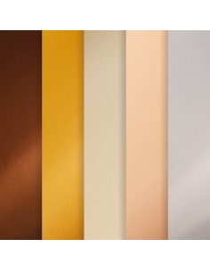 Block a4 mix of mirrow cardboards Satin effect 15sheets pack 210g 2