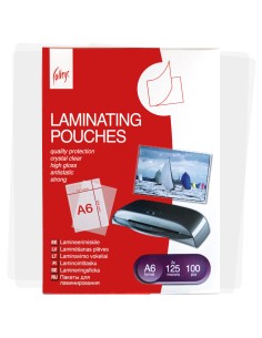 Lamineerimiskile College Antistatic A6 (111x154mm) 125mic/100L läbipaistev