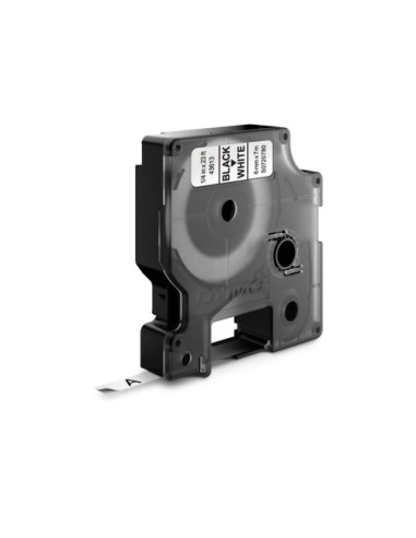 DYMO D1 Labels, Black Print on White, 6mm x 7m, Self-Adhesive Labels for LabelManager Label Printers, Authentic