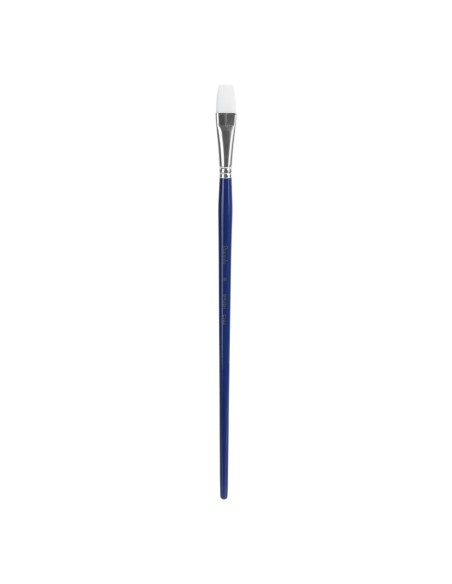 Paint Brush DELI 6pcs/opp bag;Flat brush；Hard nylon;Aluminum ferru Asst.