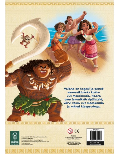 Vaiana 2. Värvimisraamat