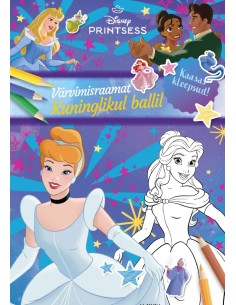 Disney Printsess. Värvimisraamat. Kuninglikul ballil