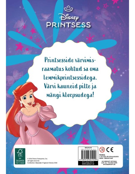 Disney Printsess. Värvimisraamat. Kuninglikul ballil