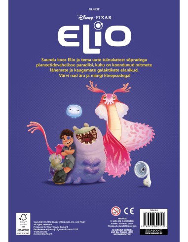 Elio. Värvimisraamat