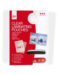 Lamineerimiskile College Antistatic A4 (216x303mm) 175mic/100L läbipaistev