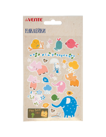 Kleebised deVENTE Play together 10x15cm tekstiilist