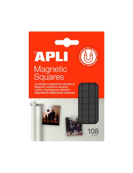 Iseliimuvad magnetid Apli 10x10mm  108tk pakis