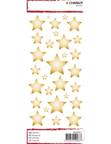 Kleebisetiketid Charlot (Tähekesed)