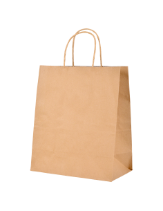 Paper bag with flat handles 350x180x440 Brown