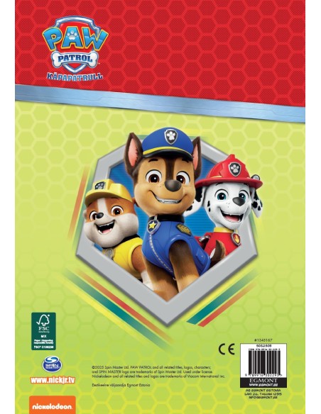 Paw Patrol. Suur värvimisraamat