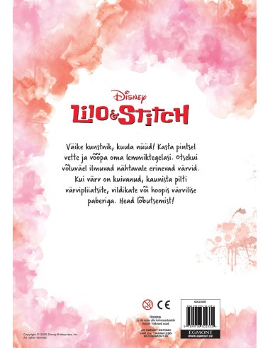 Lilo&Stitch. Värvi veega!