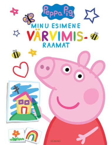 Põrsas Peppa. Minu esimene värvimisraamat