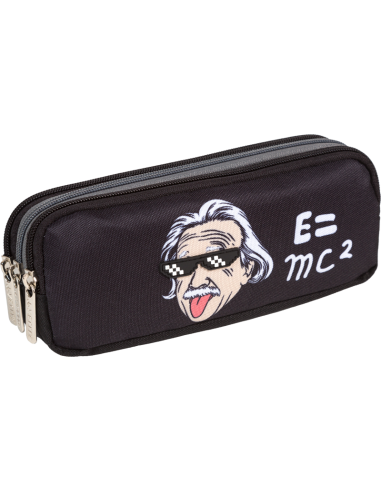 Pencil Case deVENTE "Genius", Rectangular, 21x8.5x5.5 cm, 3 Zippers