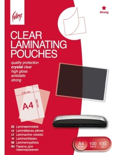 Lamineerimiskile College Antistatic A4 (216x303mm) 100mic/100L, läbipaistev 2