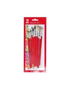 Brush Charlot 6 Pony Hair + 4 Bristle Hair Brush