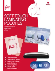 Soft-Touch Laminating Film A3 (303x426mm) 80mic/100sheets