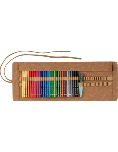 Akvarell-kunstipliiatsid Faber-Castell Albrecht Dürer 30 värvi nahk pinalis 2