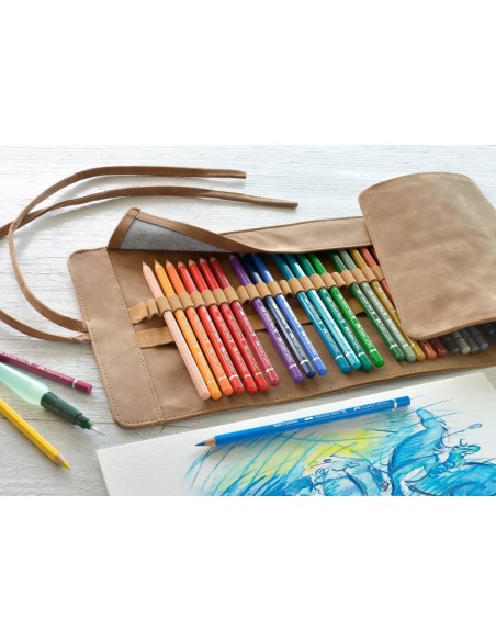Akvarell-kunstipliiatsid Faber-Castell Albrecht Dürer 30 värvi nahk pinalis