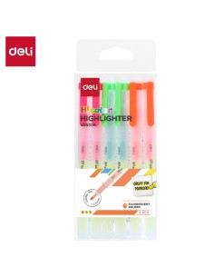 Highlighter DELI Chisel tip:1-4mm, 6 colors ASST.