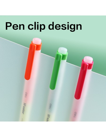 Tekstimarkerite komplekt DELI H!color, 1–3.8 mm, 6 värvi