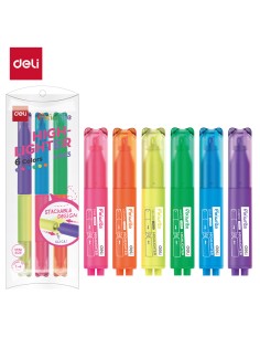 Highlighter DELI Chisel tip:1-4mm, 6 colors ASST.