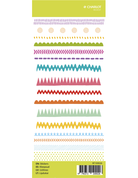 Kleebisetiketid Charlot (Lihavõtted 3)